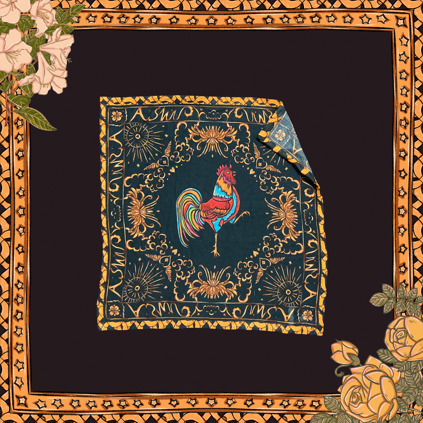 Rooster Bak Bak Petit Scarf