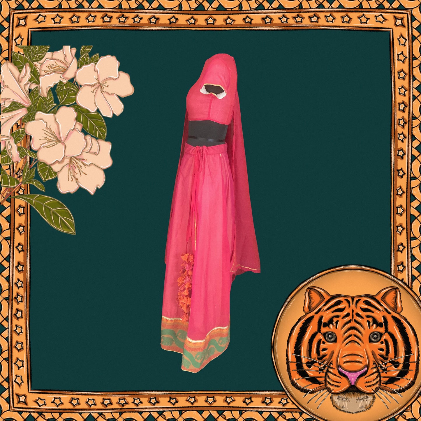 Charming Red Lehenga