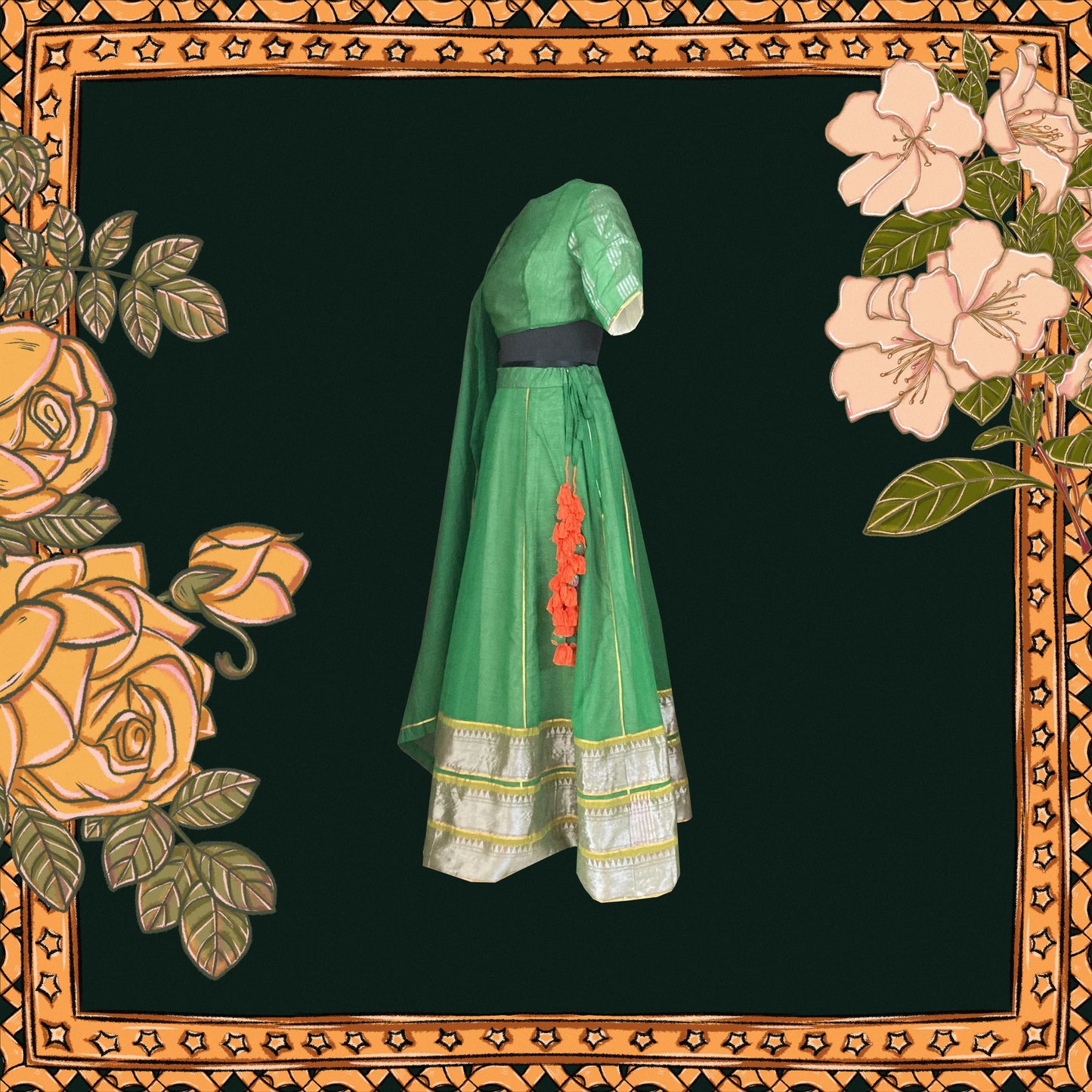 Gorgeous Green Lehenga