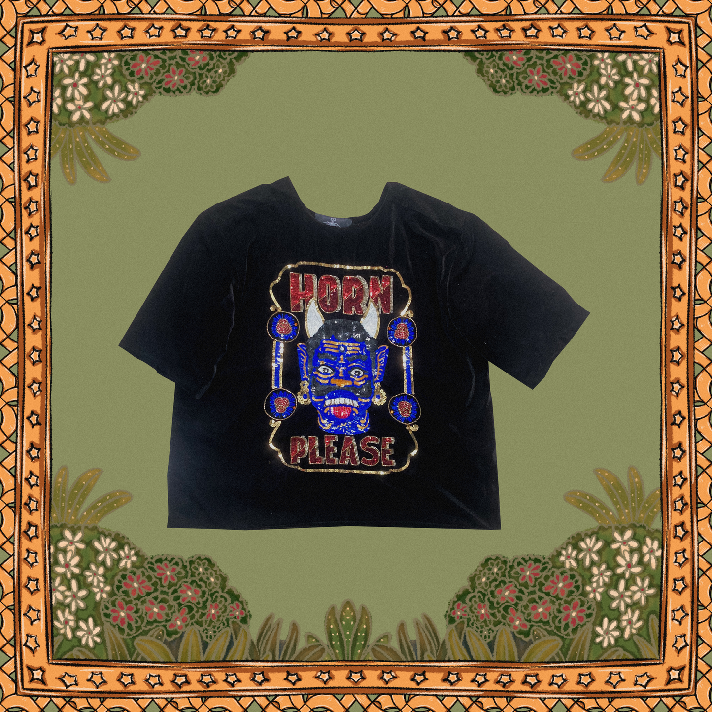 Horn Please Top - Unisex