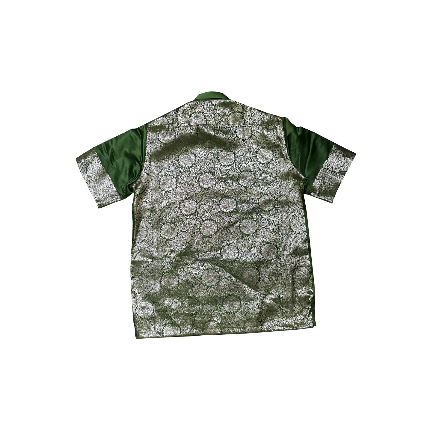 Green Brocade Shirt