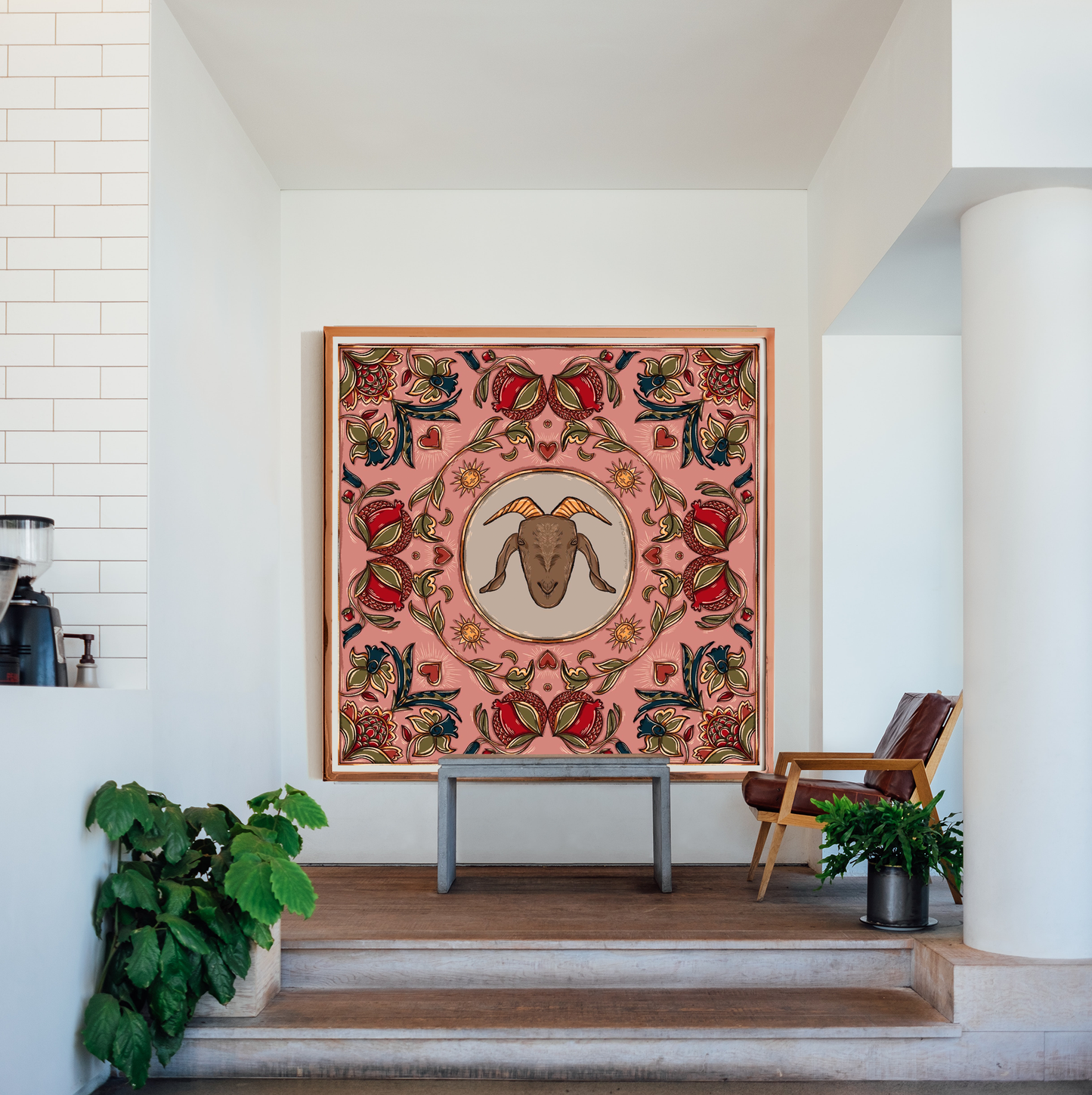 Year of the Goat 4ft x 4ft