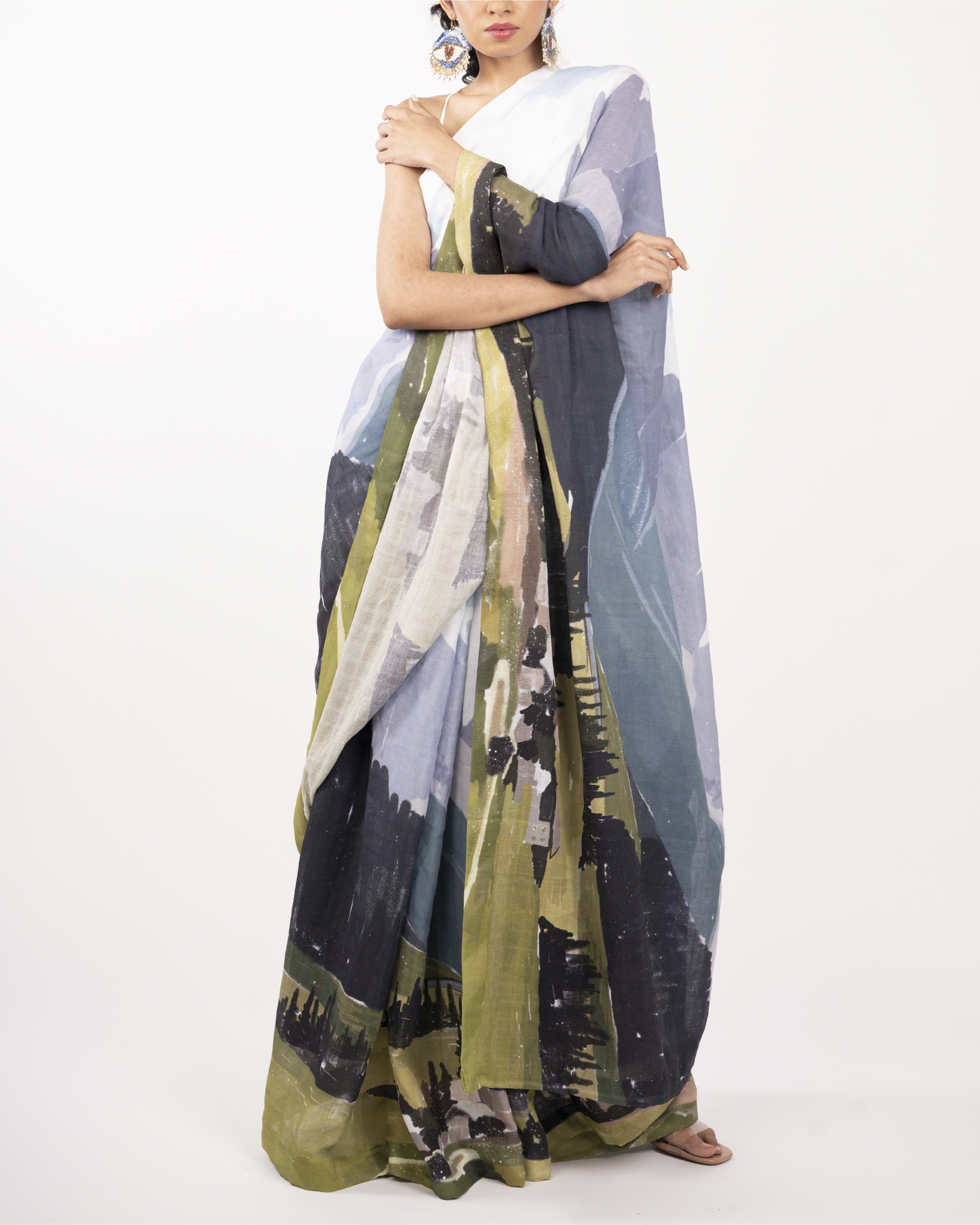 Mountain Land Saree