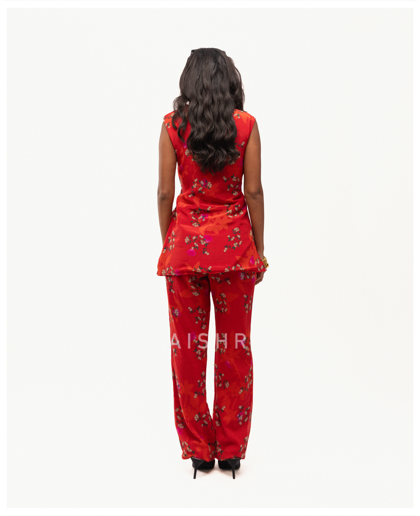 Red Jasmine Co-ord Set