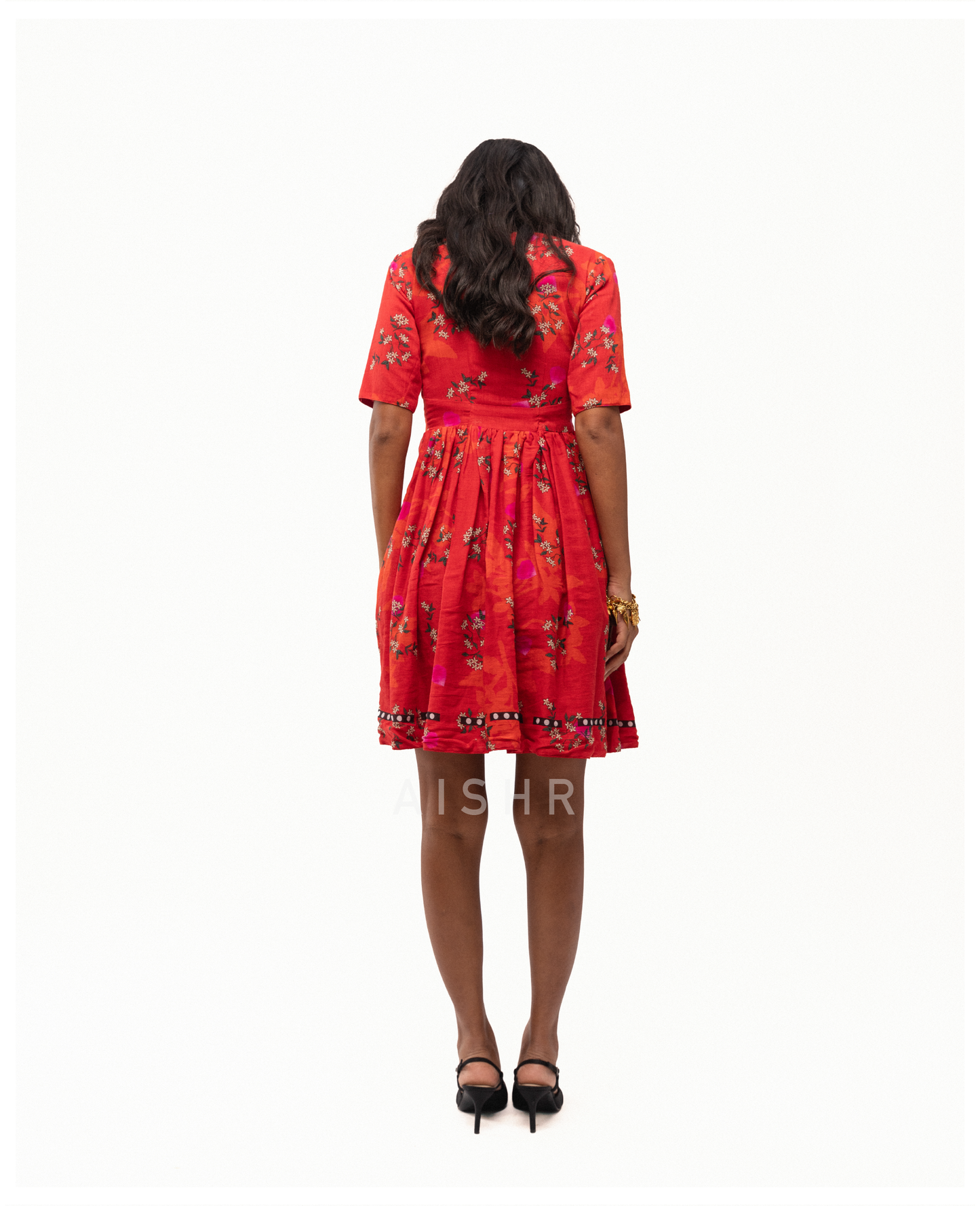 Red Jasmine Short Dress