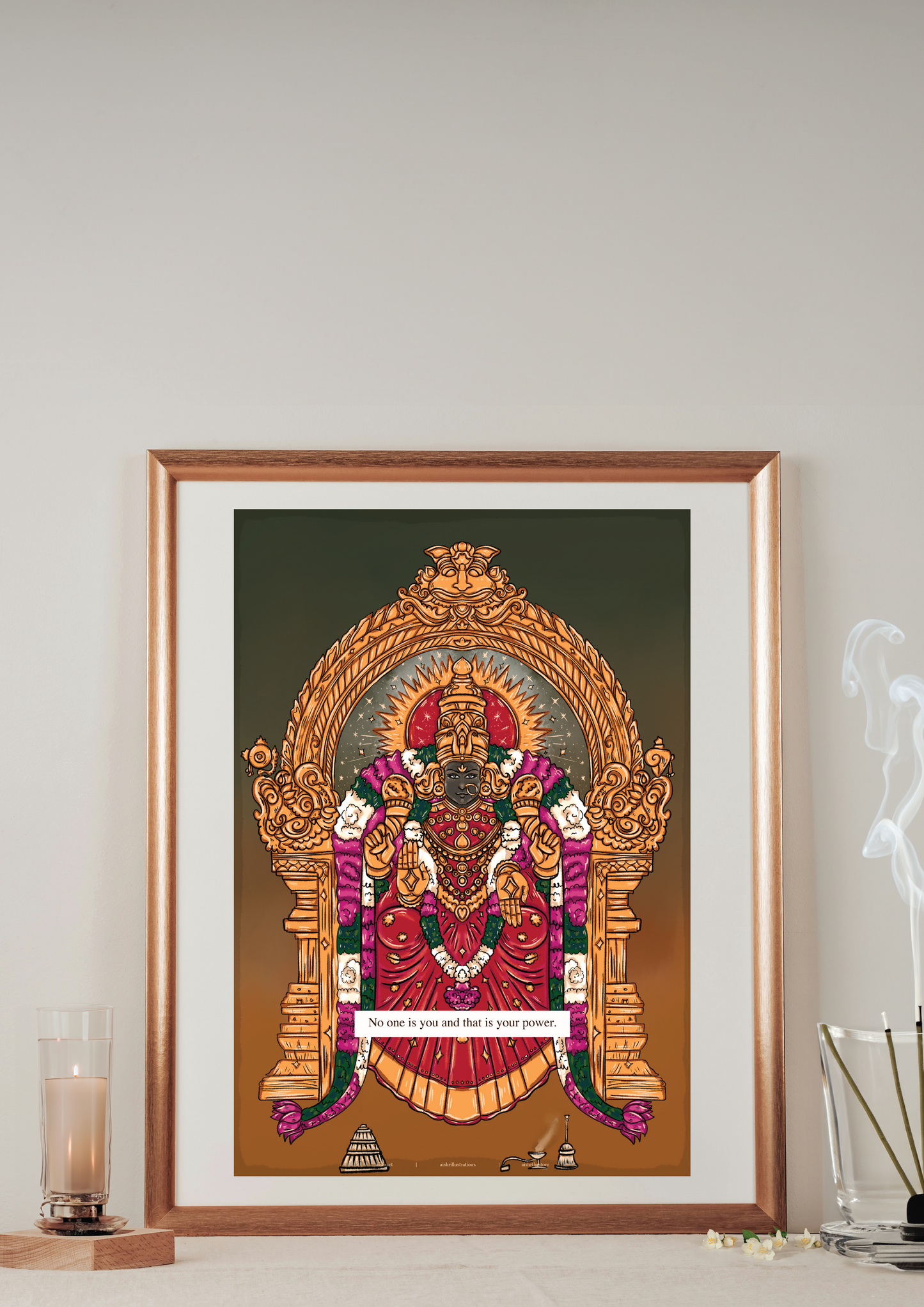 Goddess Padmavathy Thayar: Msg: No one is you and that is your power.