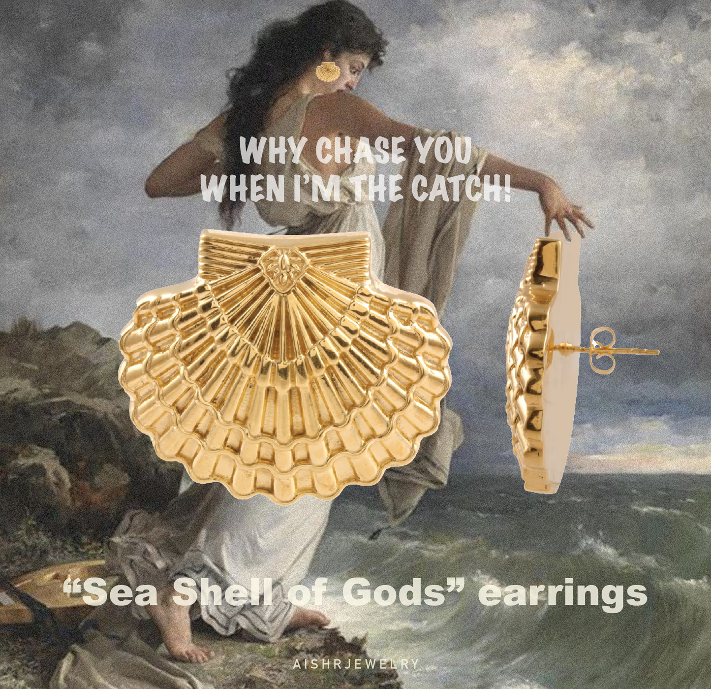 Sea Shell of Gods Earrings