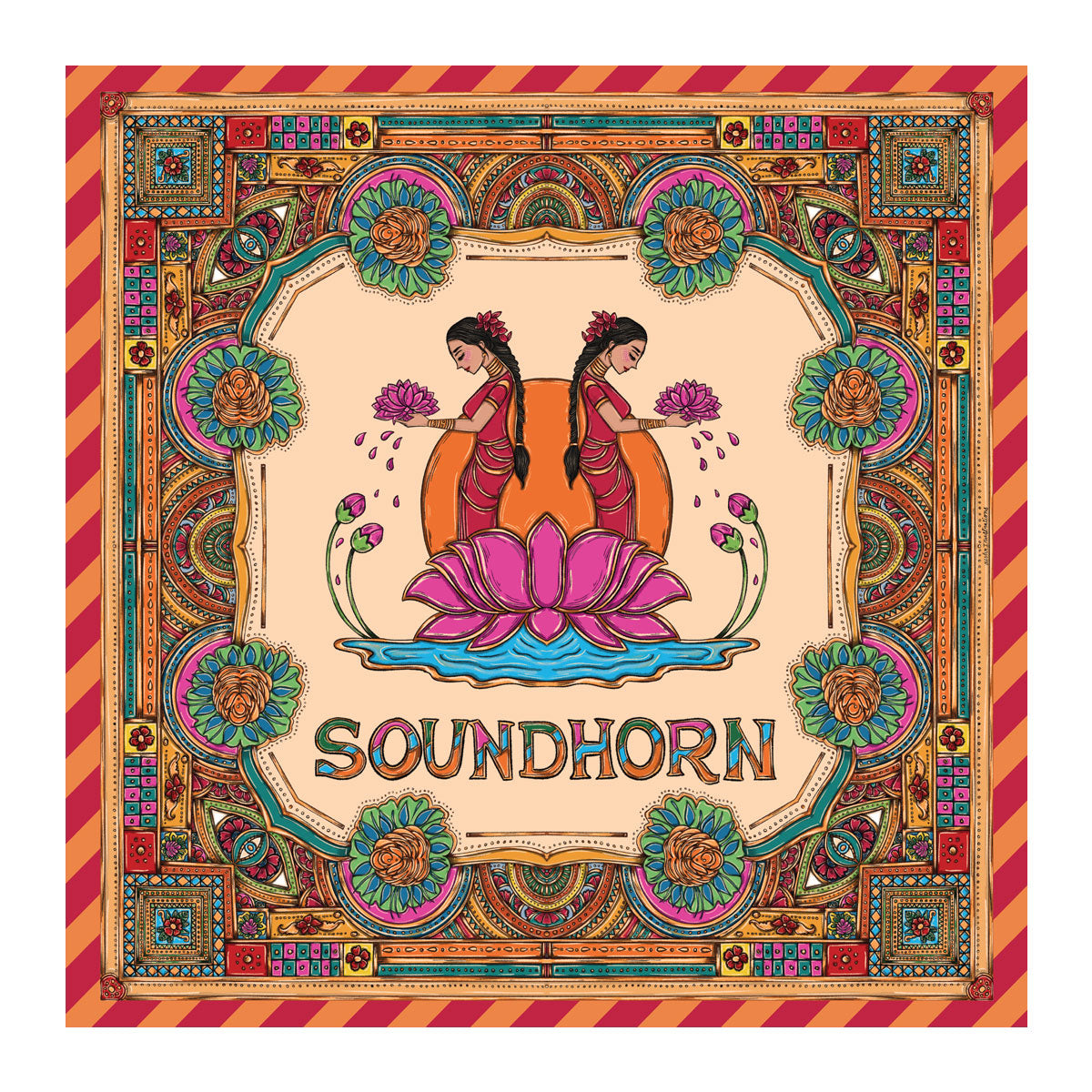Sound-Horn 48in x 48in Scarf